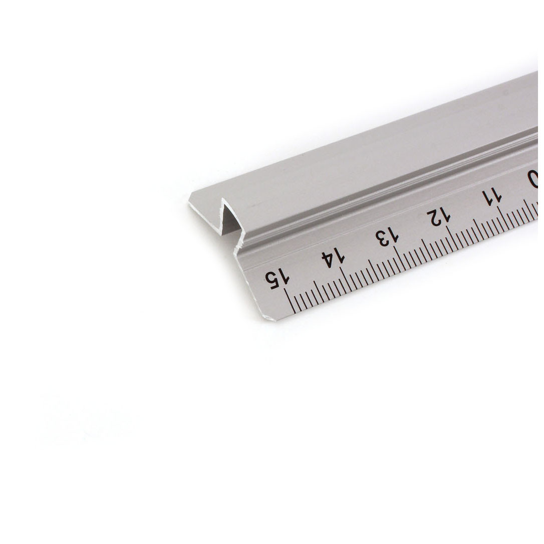 Linijka aluminiowa z uchwytem Leniar 15cm 30315